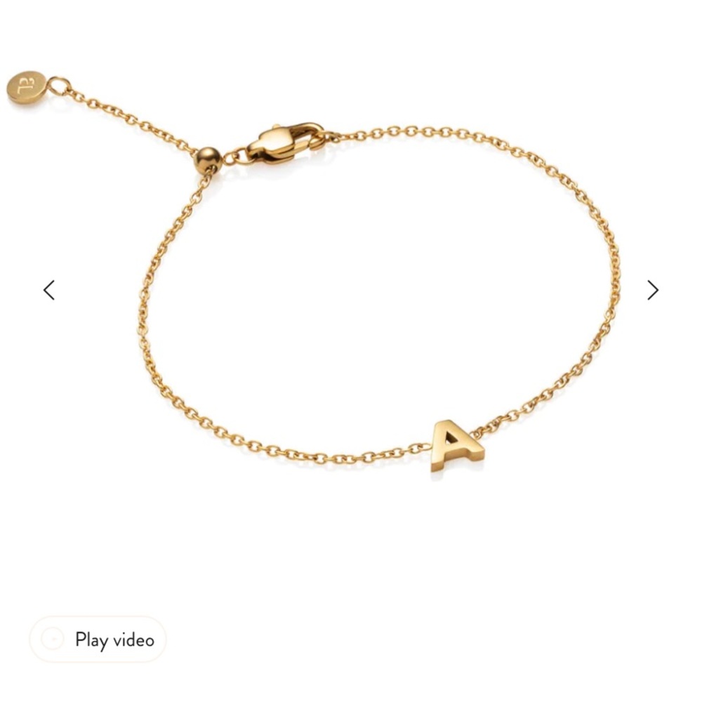 Mini Initial Bracelet “E” - Picture 5 of 5